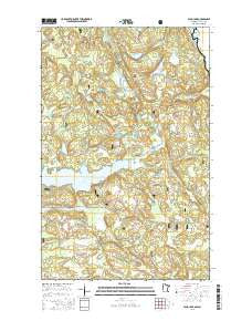 Echo Lake Minnesota Current topographic map, 1:24000 scale, 7.5 X 7.5 Minute, Year 2016