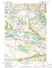 Eden Prairie Minnesota Historical topographic map, 1:24000 scale, 7.5 X 7.5 Minute, Year 1967