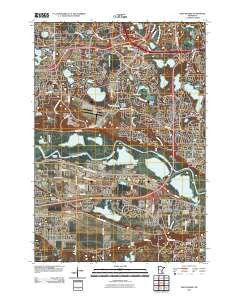 Eden Prairie Minnesota Historical topographic map, 1:24000 scale, 7.5 X 7.5 Minute, Year 2010
