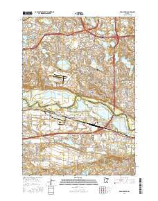 Eden Prairie Minnesota Current topographic map, 1:24000 scale, 7.5 X 7.5 Minute, Year 2016
