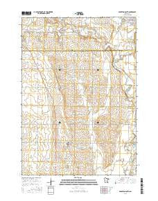 Edgerton South Minnesota Current topographic map, 1:24000 scale, 7.5 X 7.5 Minute, Year 2016