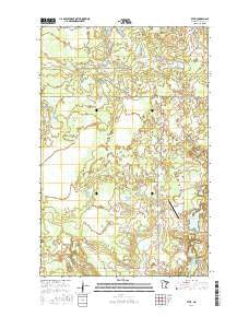 Effie Minnesota Current topographic map, 1:24000 scale, 7.5 X 7.5 Minute, Year 2016