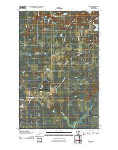 Effie SE Minnesota Historical topographic map, 1:24000 scale, 7.5 X 7.5 Minute, Year 2010