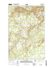 Effie SE Minnesota Current topographic map, 1:24000 scale, 7.5 X 7.5 Minute, Year 2016