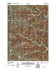 Eitzen Minnesota Historical topographic map, 1:24000 scale, 7.5 X 7.5 Minute, Year 2010