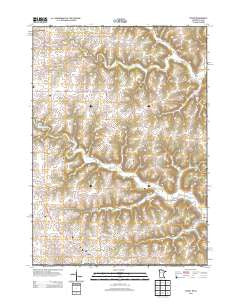 Eitzen Minnesota Historical topographic map, 1:24000 scale, 7.5 X 7.5 Minute, Year 2013