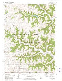 Eitzen Minnesota Historical topographic map, 1:24000 scale, 7.5 X 7.5 Minute, Year 1980