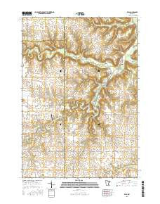 Elba Minnesota Current topographic map, 1:24000 scale, 7.5 X 7.5 Minute, Year 2016