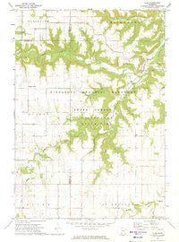 Elba Minnesota Historical topographic map, 1:24000 scale, 7.5 X 7.5 Minute, Year 1972