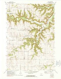 Elba Minnesota Historical topographic map, 1:24000 scale, 7.5 X 7.5 Minute, Year 1972