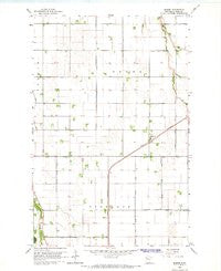 Eldred Minnesota Historical topographic map, 1:24000 scale, 7.5 X 7.5 Minute, Year 1964