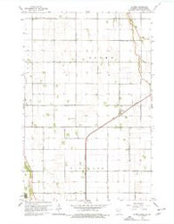 Eldred Minnesota Historical topographic map, 1:24000 scale, 7.5 X 7.5 Minute, Year 1964