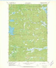 Elephant Lake Minnesota Historical topographic map, 1:24000 scale, 7.5 X 7.5 Minute, Year 1967