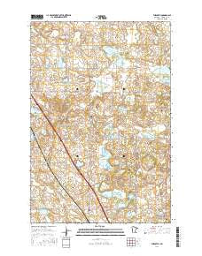 Elizabeth Minnesota Current topographic map, 1:24000 scale, 7.5 X 7.5 Minute, Year 2016