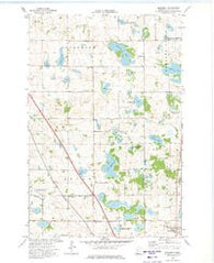 Elizabeth Minnesota Historical topographic map, 1:24000 scale, 7.5 X 7.5 Minute, Year 1973