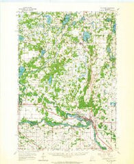 Elk River Minnesota Historical topographic map, 1:62500 scale, 15 X 15 Minute, Year 1961
