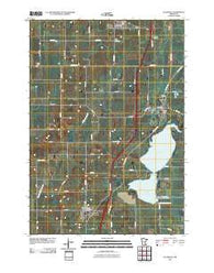 Ellendale Minnesota Historical topographic map, 1:24000 scale, 7.5 X 7.5 Minute, Year 2010