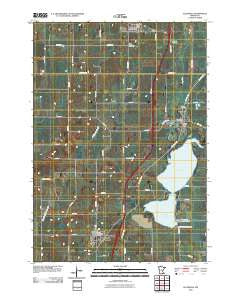 Ellendale Minnesota Historical topographic map, 1:24000 scale, 7.5 X 7.5 Minute, Year 2010