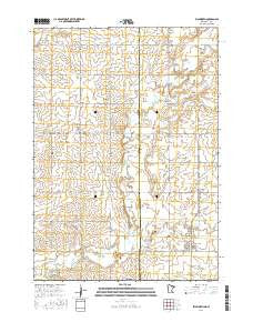 Ellsworth Minnesota Current topographic map, 1:24000 scale, 7.5 X 7.5 Minute, Year 2016