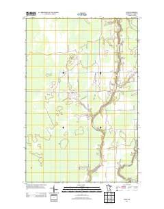 Elmer Minnesota Historical topographic map, 1:24000 scale, 7.5 X 7.5 Minute, Year 2013