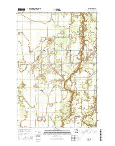 Elmer Minnesota Current topographic map, 1:24000 scale, 7.5 X 7.5 Minute, Year 2016