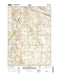 Elmore Minnesota Current topographic map, 1:24000 scale, 7.5 X 7.5 Minute, Year 2016