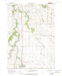 Elmore Minnesota Historical topographic map, 1:24000 scale, 7.5 X 7.5 Minute, Year 1967