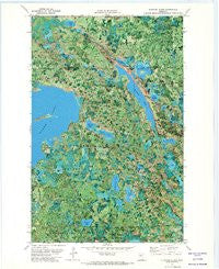 Elmwood Island Minnesota Historical topographic map, 1:24000 scale, 7.5 X 7.5 Minute, Year 1971