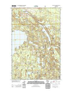 Elmwood Island Minnesota Historical topographic map, 1:24000 scale, 7.5 X 7.5 Minute, Year 2013