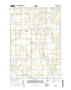Elrosa Minnesota Current topographic map, 1:24000 scale, 7.5 X 7.5 Minute, Year 2016