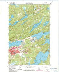 Ely Minnesota Historical topographic map, 1:24000 scale, 7.5 X 7.5 Minute, Year 1965