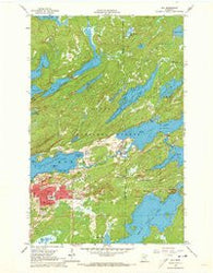 Ely Minnesota Historical topographic map, 1:24000 scale, 7.5 X 7.5 Minute, Year 1965