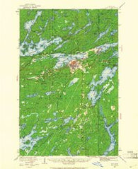 Ely Minnesota Historical topographic map, 1:62500 scale, 15 X 15 Minute, Year 1933