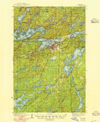 Ely Minnesota Historical topographic map, 1:62500 scale, 15 X 15 Minute, Year 1939