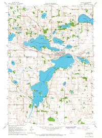 Elysian Minnesota Historical topographic map, 1:24000 scale, 7.5 X 7.5 Minute, Year 1966