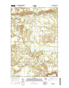 Embarrass Minnesota Current topographic map, 1:24000 scale, 7.5 X 7.5 Minute, Year 2016