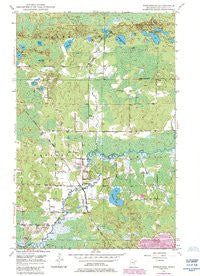 Embarrass Minnesota Historical topographic map, 1:24000 scale, 7.5 X 7.5 Minute, Year 1949