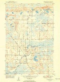 Embarrass Minnesota Historical topographic map, 1:24000 scale, 7.5 X 7.5 Minute, Year 1950