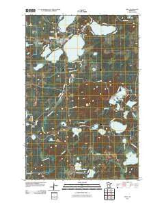 Emily Minnesota Historical topographic map, 1:24000 scale, 7.5 X 7.5 Minute, Year 2010