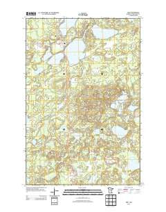 Emily Minnesota Historical topographic map, 1:24000 scale, 7.5 X 7.5 Minute, Year 2013