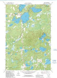 Emily Minnesota Historical topographic map, 1:24000 scale, 7.5 X 7.5 Minute, Year 1973