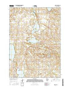 Emmons Minnesota Current topographic map, 1:24000 scale, 7.5 X 7.5 Minute, Year 2016