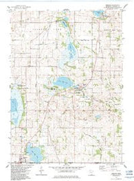 Emmons Minnesota Historical topographic map, 1:24000 scale, 7.5 X 7.5 Minute, Year 1982