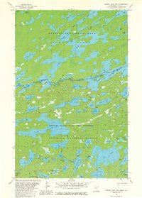 Ensign Lake East Minnesota Historical topographic map, 1:24000 scale, 7.5 X 7.5 Minute, Year 1981