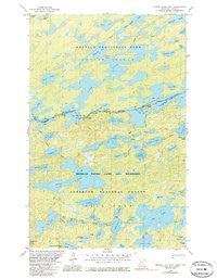 Ensign Lake East Minnesota Historical topographic map, 1:24000 scale, 7.5 X 7.5 Minute, Year 1981
