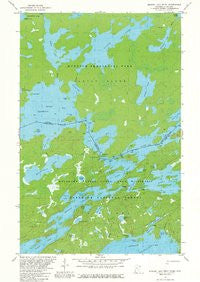 Ensign Lake West Minnesota Historical topographic map, 1:24000 scale, 7.5 X 7.5 Minute, Year 1981