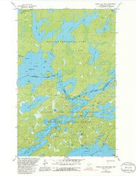 Ensign Lake West Minnesota Historical topographic map, 1:24000 scale, 7.5 X 7.5 Minute, Year 1981