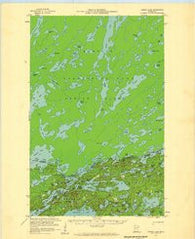 Ensign Lake Minnesota Historical topographic map, 1:62500 scale, 15 X 15 Minute, Year 1957