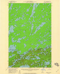 Ensign Lake Minnesota Historical topographic map, 1:62500 scale, 15 X 15 Minute, Year 1957