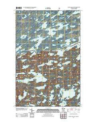 Ensign Lake East Minnesota Historical topographic map, 1:24000 scale, 7.5 X 7.5 Minute, Year 2011
